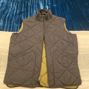 Black J Crew Quilted Walker Vest